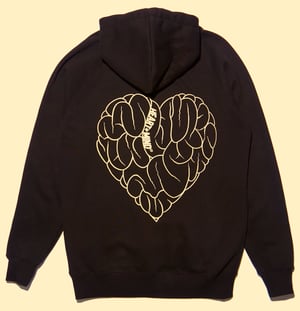 Image of Heart+Mind Black Hooded Sweatshirt