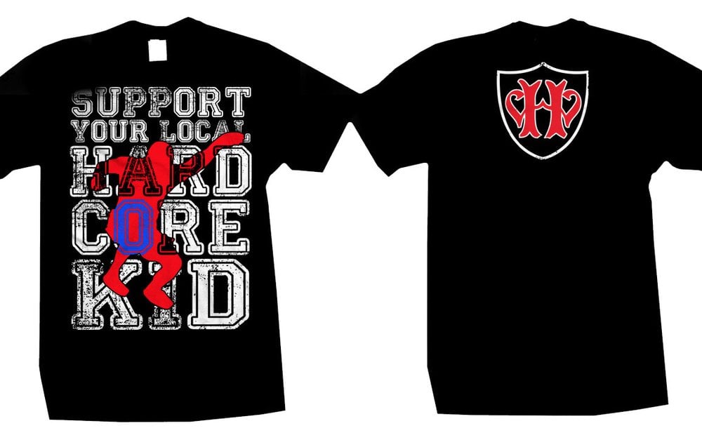 SUPPORT YOUR LOCAL HARDCORE KID T-SHIRT
