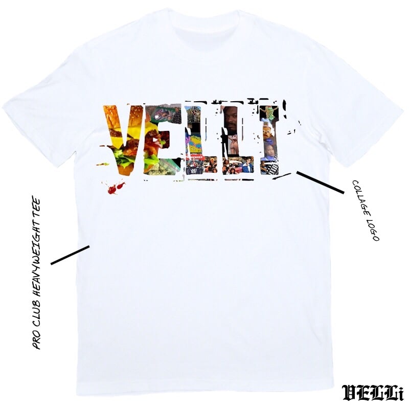 Image of VELLi COLLAGE LOGO TEE