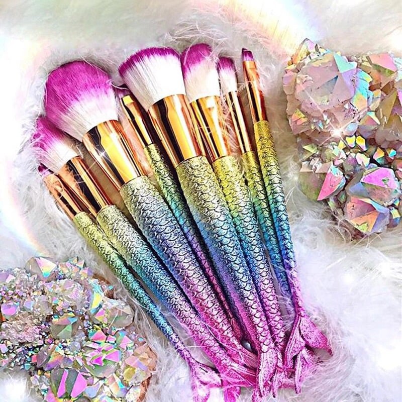 Image of Mermaid Makeup Brushes