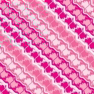 Image of Alaska Pattern Yoga Pants - Wild Rose