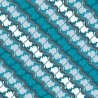 Image 3 of Alaska Pattern Yoga Pants - Glacier