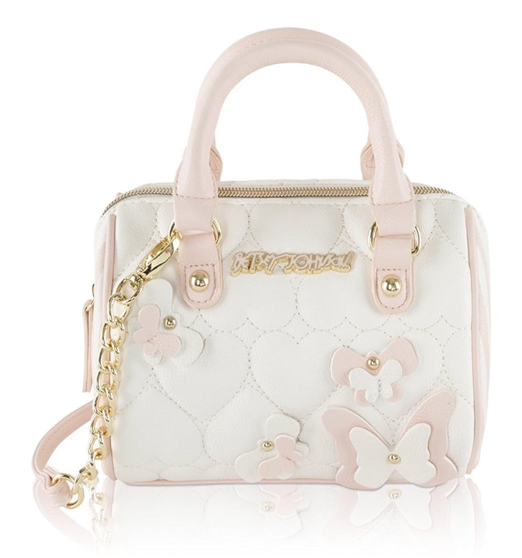 Image of Betsey Johnson Mini Barrel Crossbody Satchel