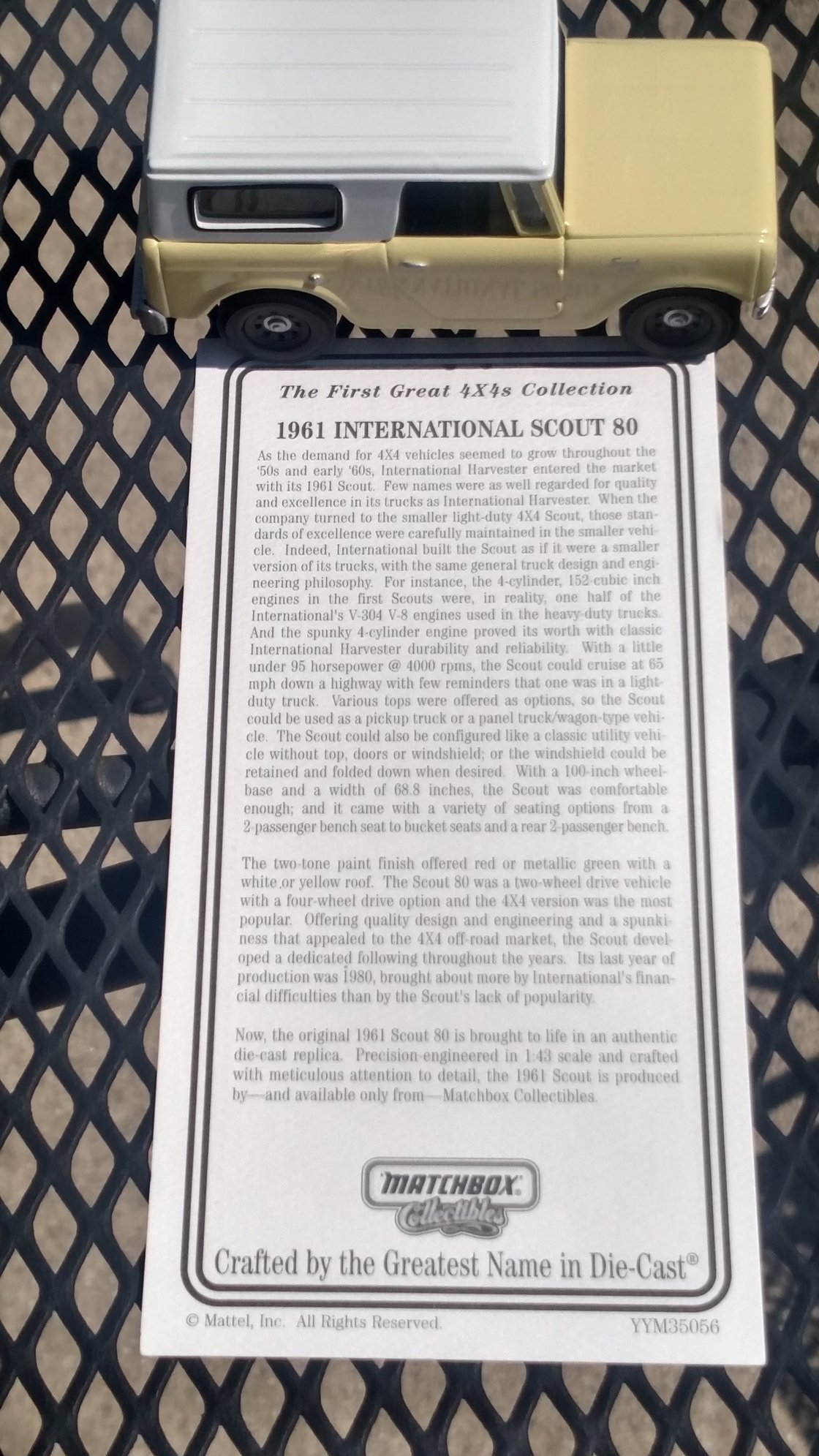 Image of Matchbox Collectibles 1:43 Scout 80
