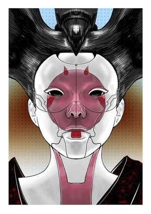 Ghost In The Shell Robot Geisha Assassin