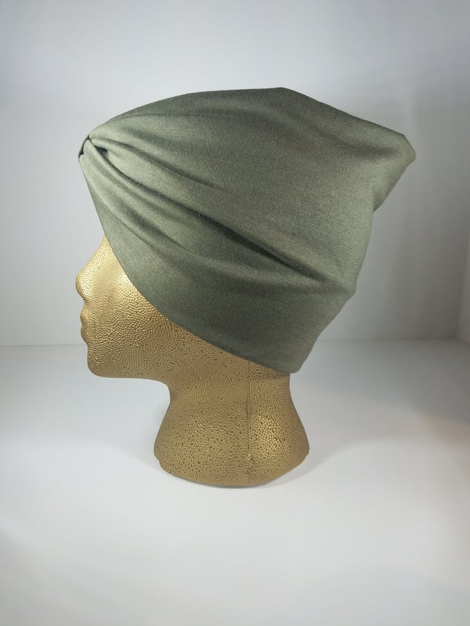 Image of Olive Green Hair Wrap