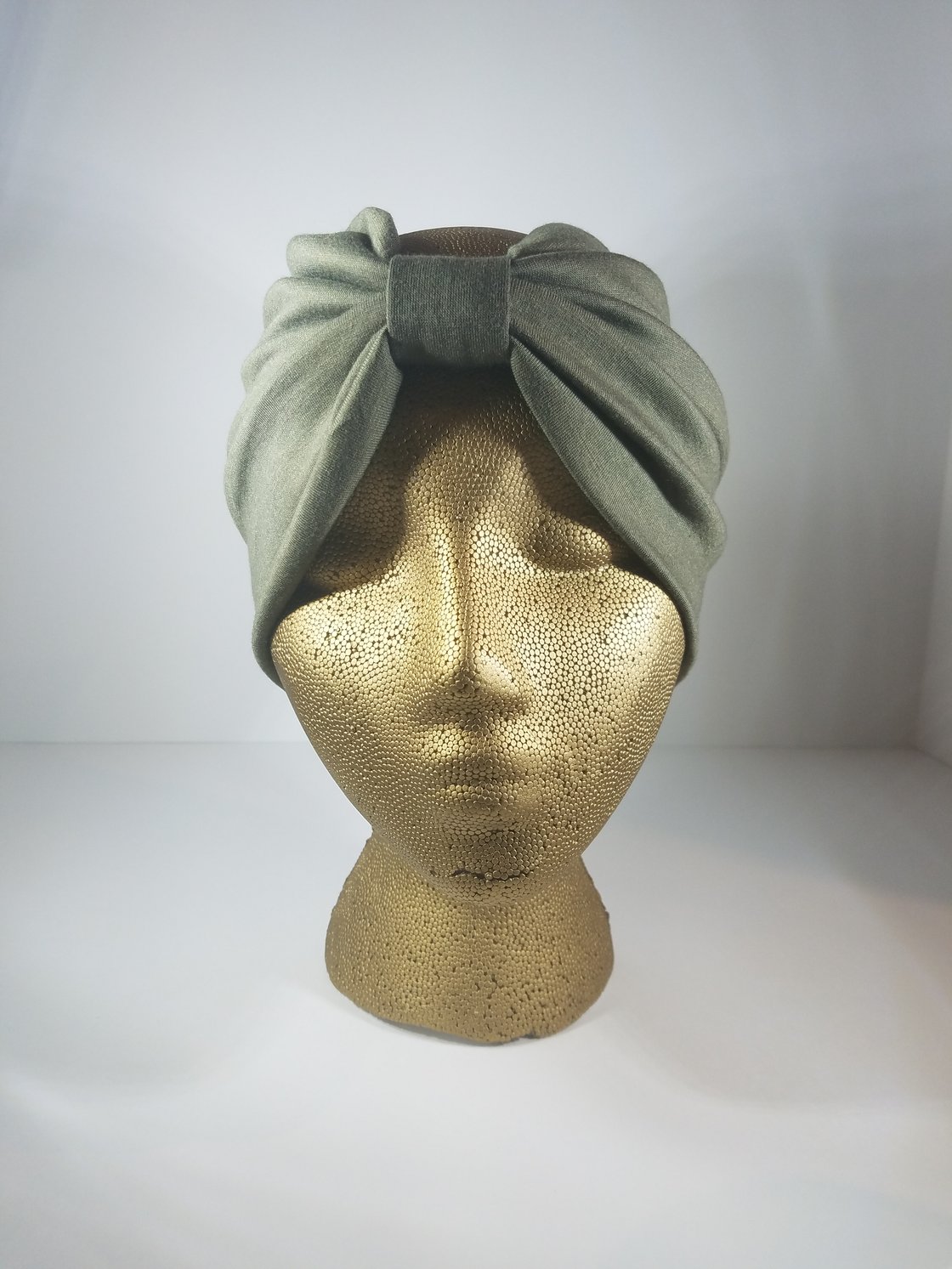 Image of Olive Green Hair Wrap