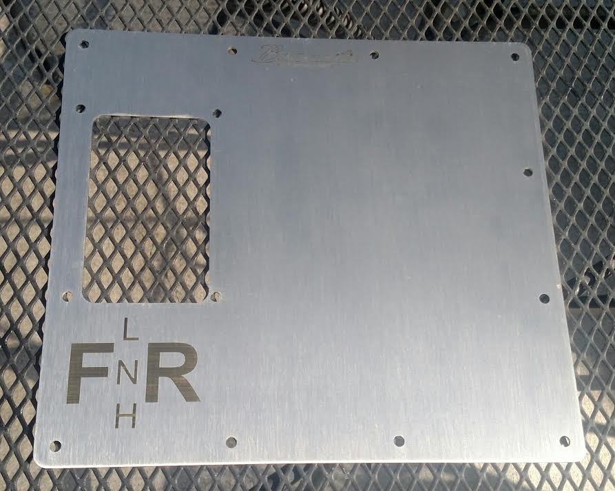 Image of Brushed Stainless Dana 20 Twin Stick Cover Plate