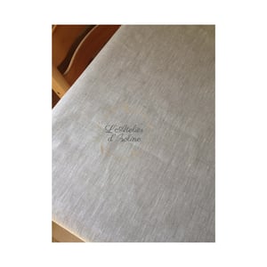 Image of Nappe en lin enduit Oeko-Tex