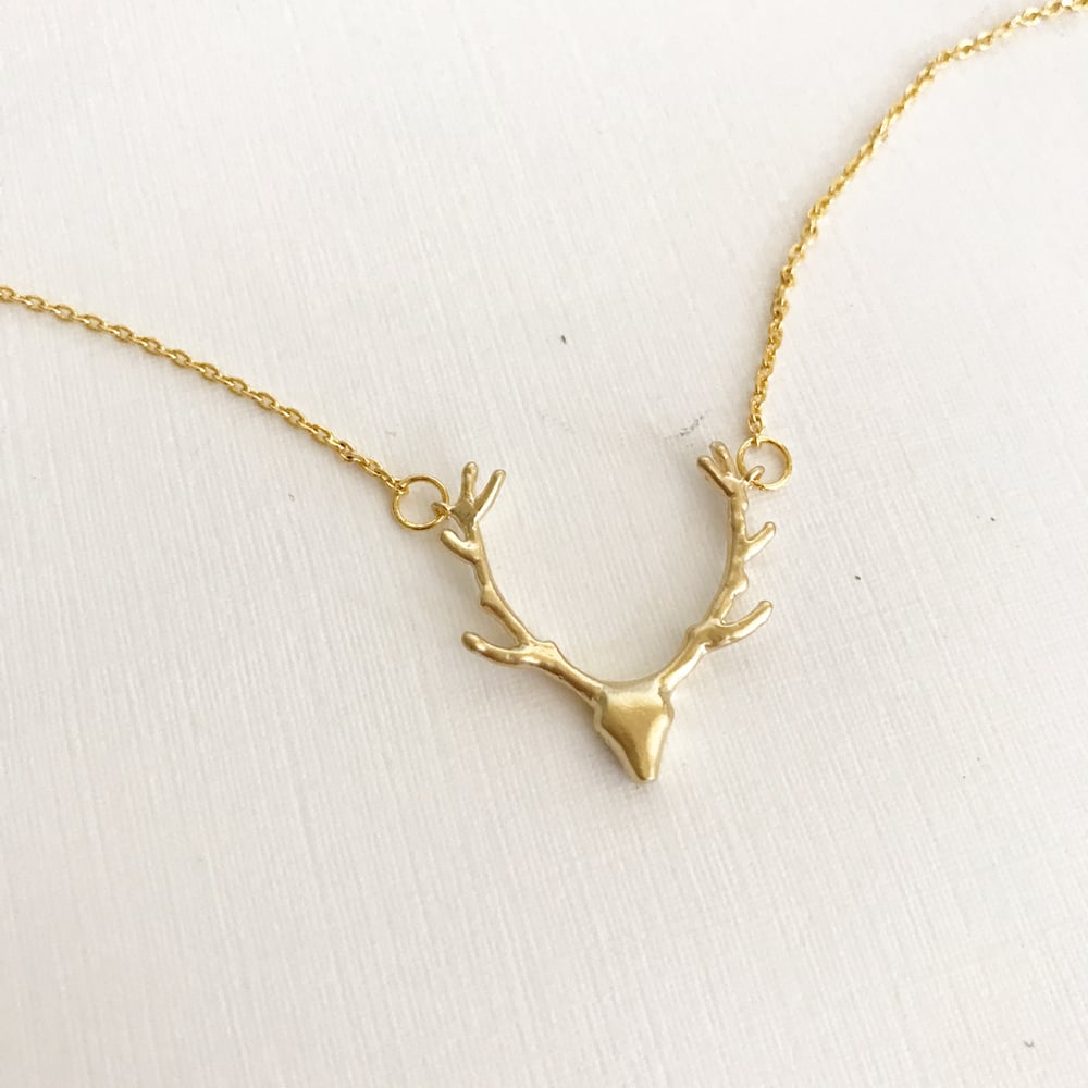Image of Deer Head necklace