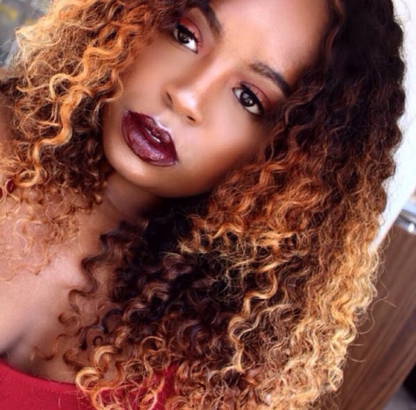 Image of Custom Curly Ombre Wig