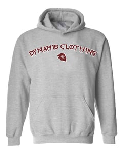 Image of Thunder Script Print Hoodie