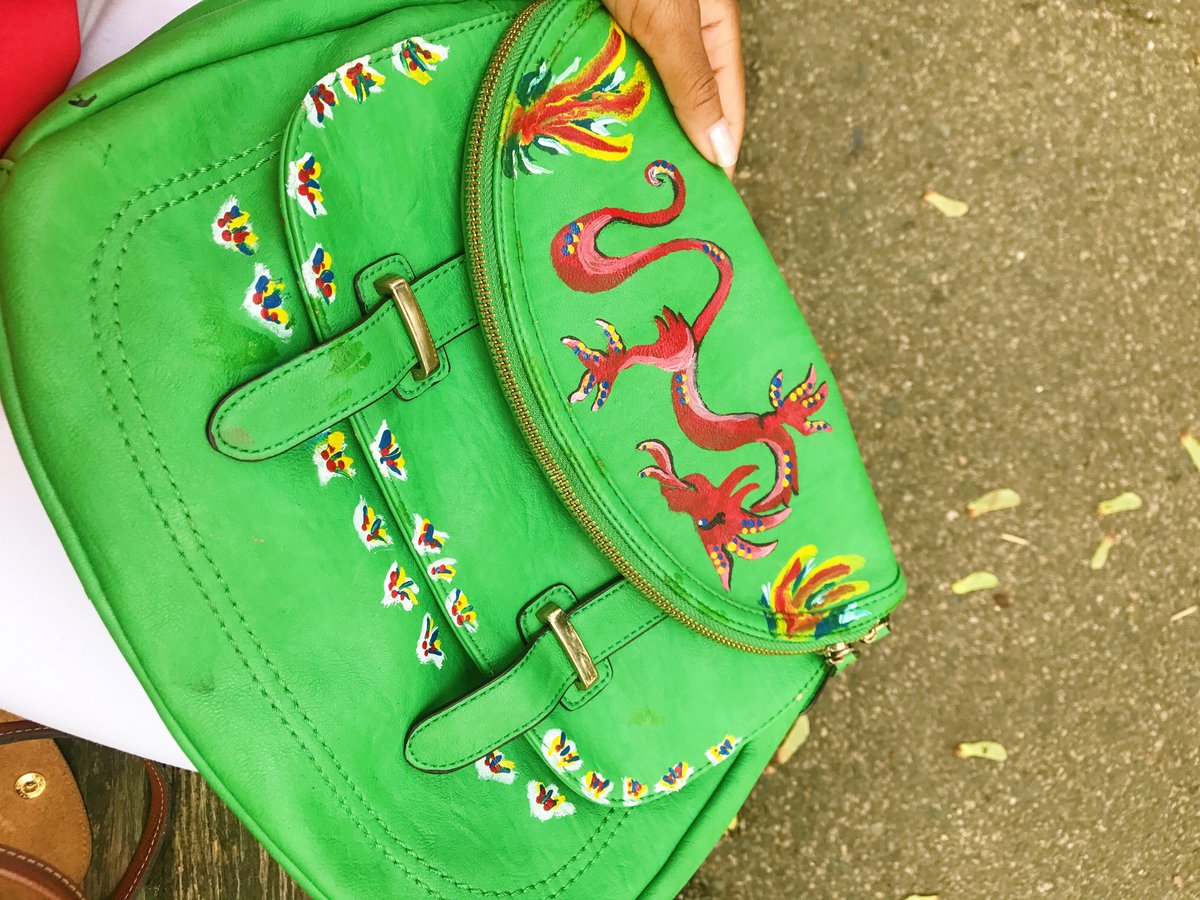 B.Elan — Custom Green Messenger Bag