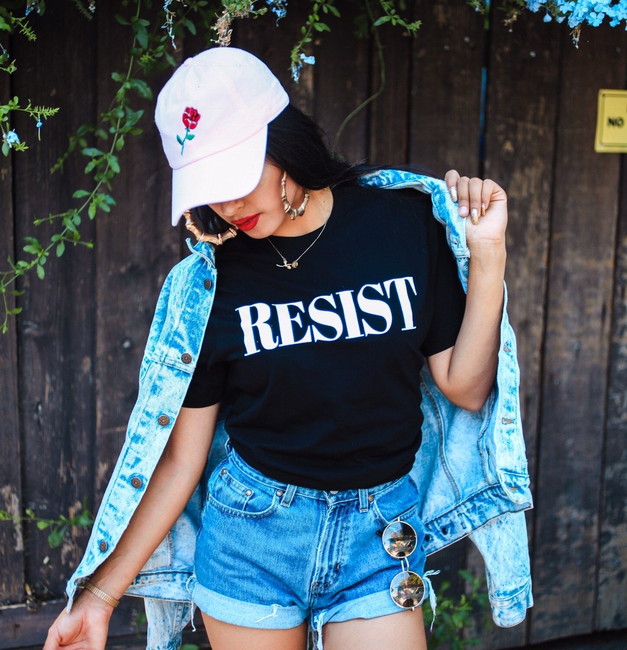 Image of RESIST TEE - BLACK