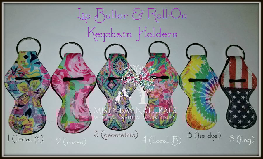 Image of Keychain Lip Butter / Roll-On Holders