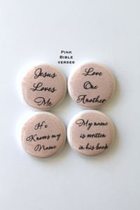 Image 1 of Jesus loves me Flair buttons