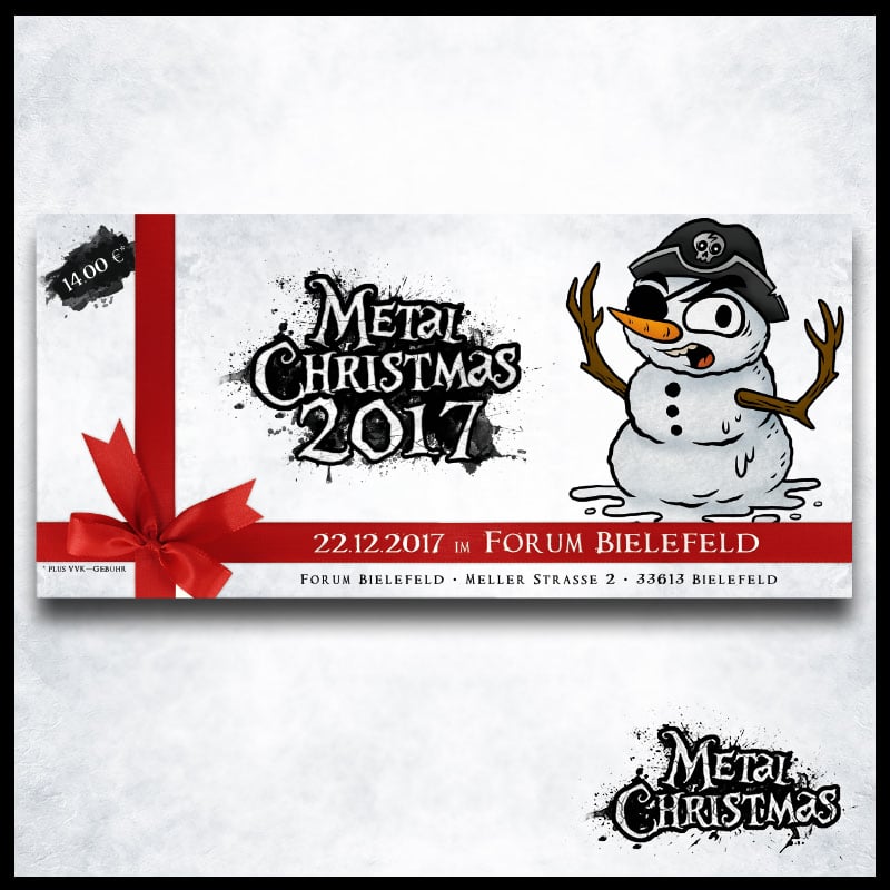 Image of Early-Snowman-Tickets für das Metal Christmas 2017 (streng limitiert)