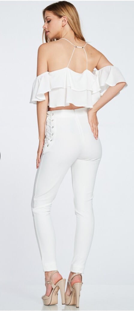 Lacy Pants White Trend