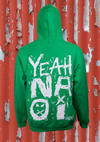 Image 2 of Dirty 90s Box Green MDP Logo/YEAH NA OI Hood