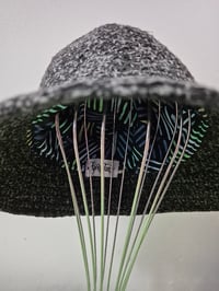 Image 2 of Kylie Jane bucket hat -textured grey wool