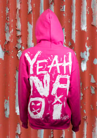 Image 2 of Dirty 90s Box Pink MDP Logo/YEAH NA OI Hood