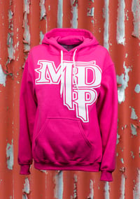 Image 1 of Dirty 90s Box Pink MDP Logo/YEAH NA OI Hood