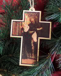Holy Sin Wooden Ornament