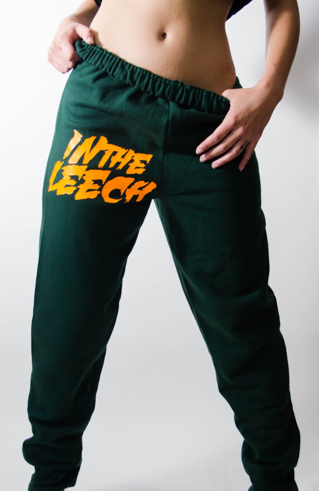 forest green sweatpants