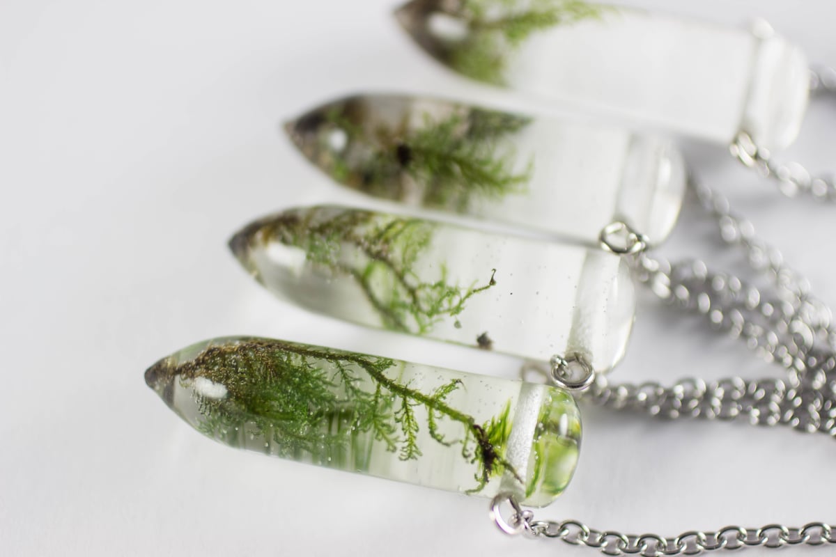 Moss of the Woods — Moss Specimen Necklace
