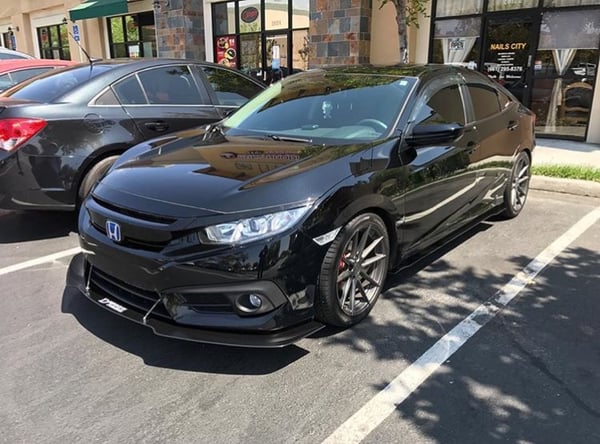 Image of 2016-2021 Honda Civic V1 front splitter