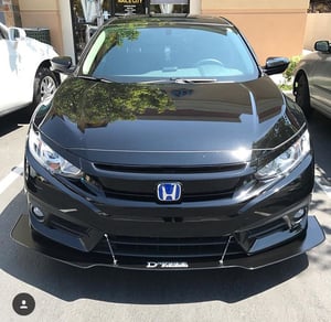 Image of 2016-2021 Honda Civic V1 front splitter