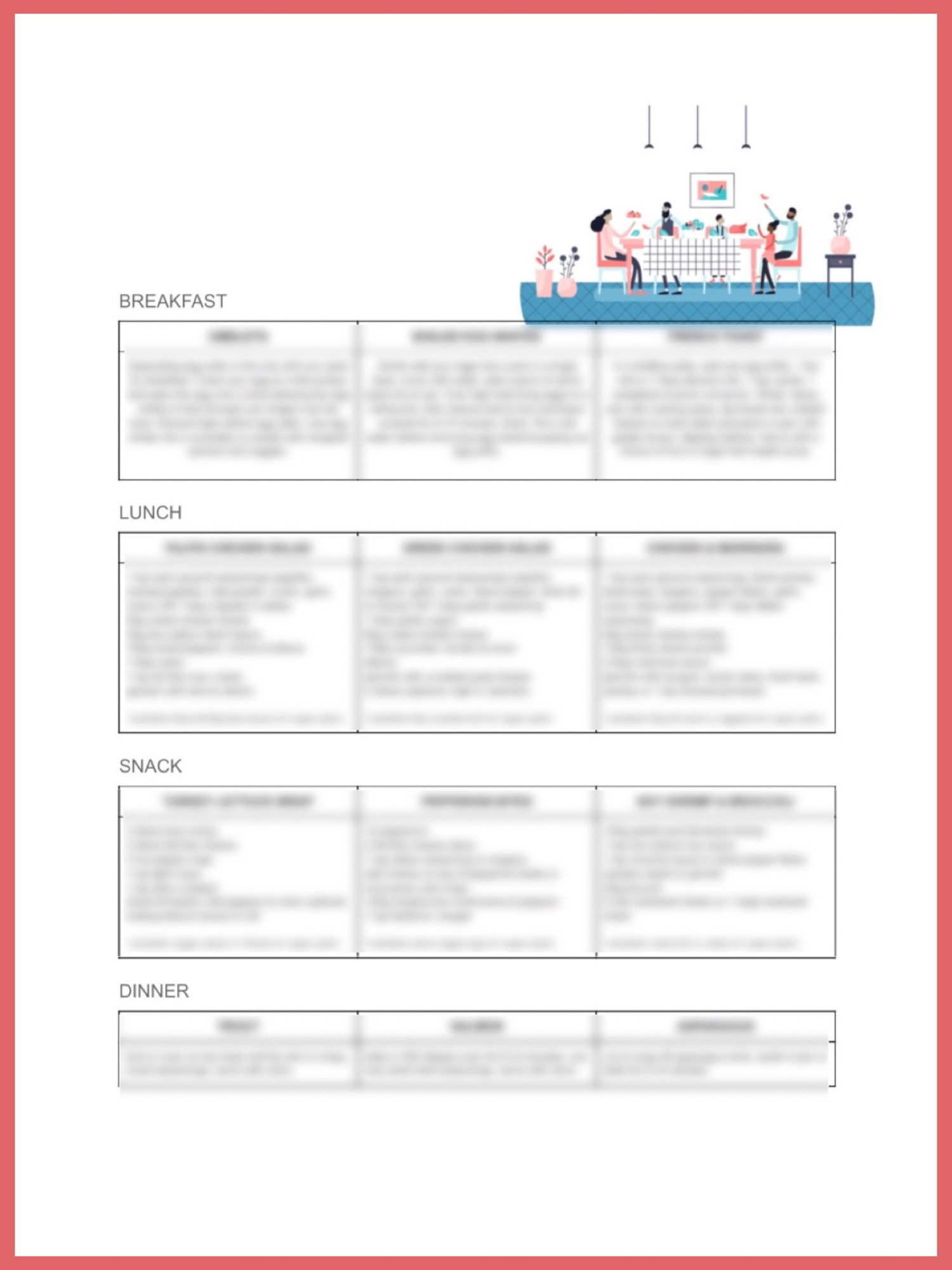 Image of WORTH THE WEIGHT   |    7-Day Calorie Deficit Meal Plan