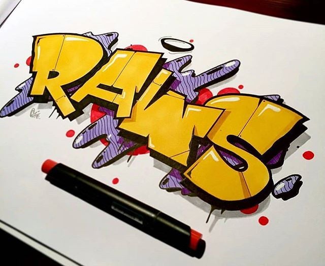 Image of Personalized Graffiti Piece