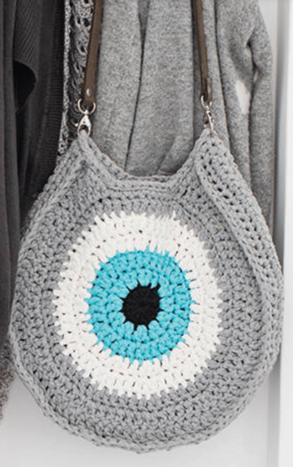 evil eye crochet bolsa