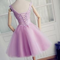 Image 2 of Cute Lavender Short Party Dresses, Beautiful Sweet 16 Dresses, Formal Dresses
