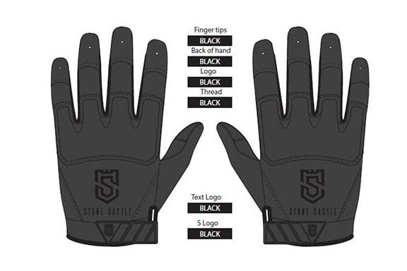 Image of Tactical Glove Mid Black