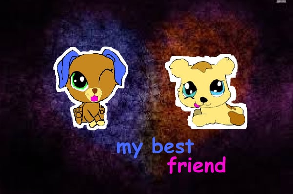 Image of my best friend poster