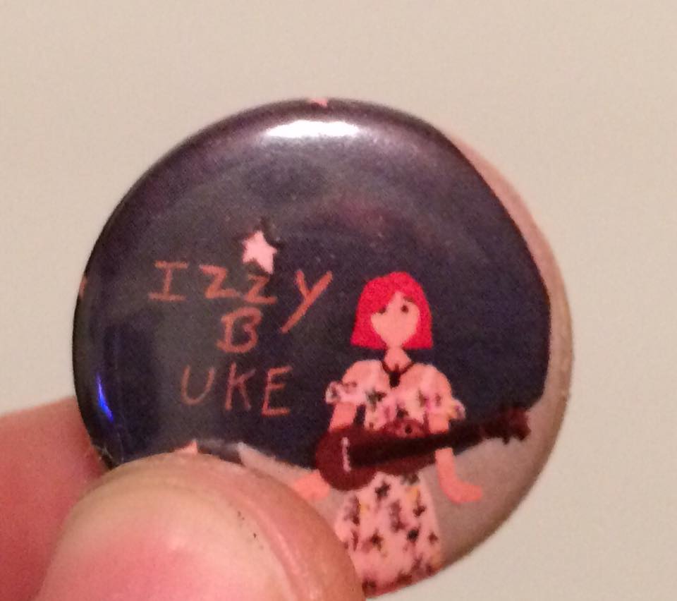 Image of Izzy B Uke Button Badge