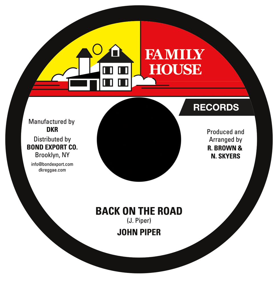 Image of John Piper - Back on the Road 7" (Family House)
