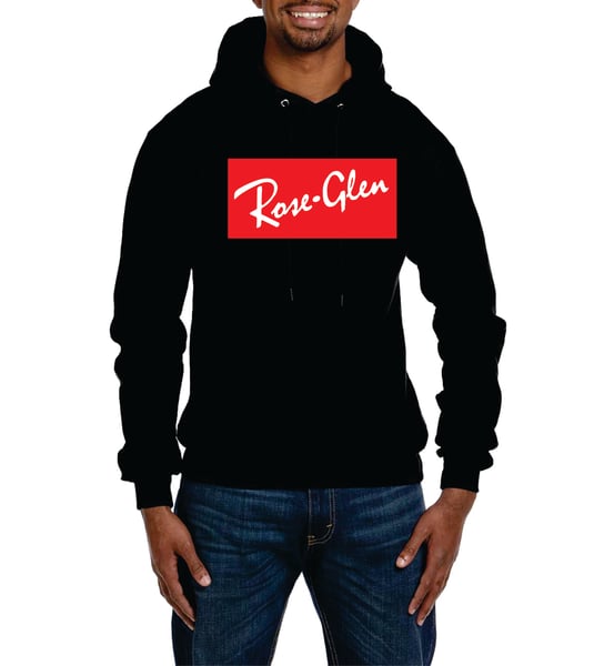 Image of Rose Glen X Ray Ban (Black) Champion Hoody