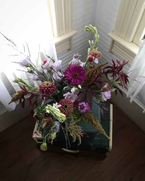 Image of From Field to Table-- Harvesting and Arranging with Local Flowers, October 21, 2017