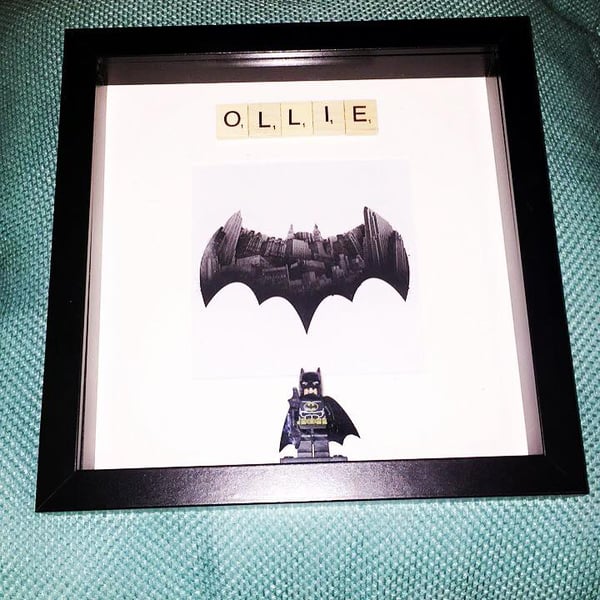 Image of Batman lego frame