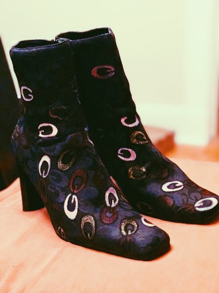 Image of Vintage custom Gucci ankle boots