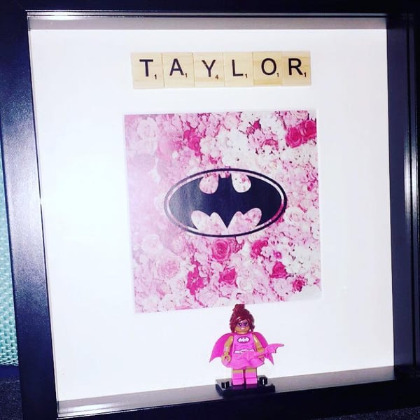 Image of Batgirl lego frame