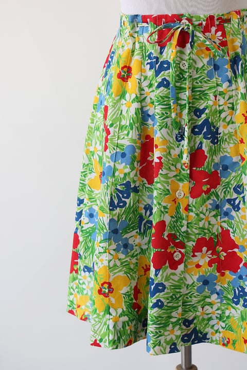 Image of SOLD Flower Fields Skirt