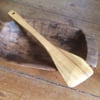 Hand carved hard wood spatula