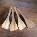 Hand carved hard wood spatula