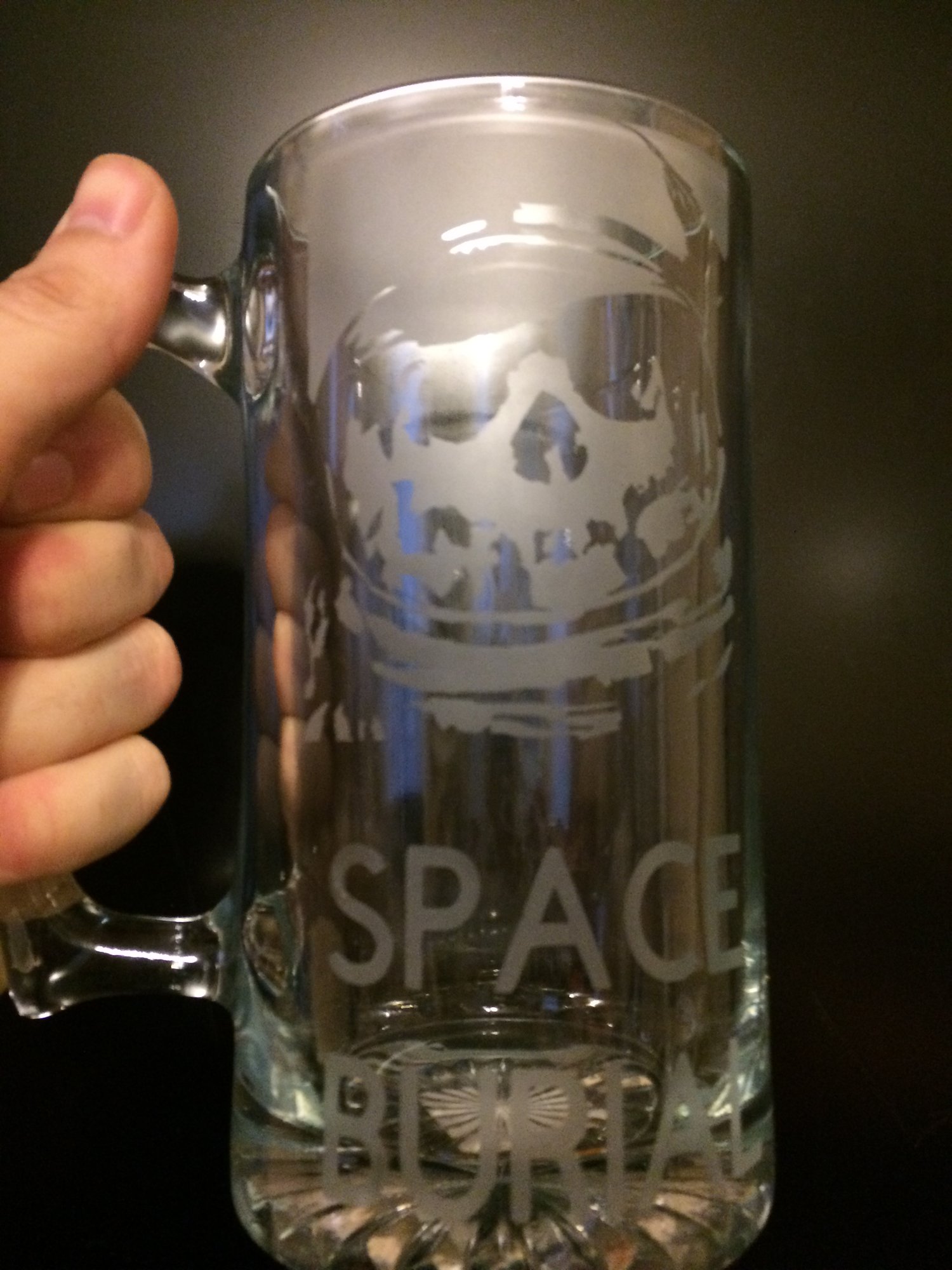 Image of Space Burial beer mug