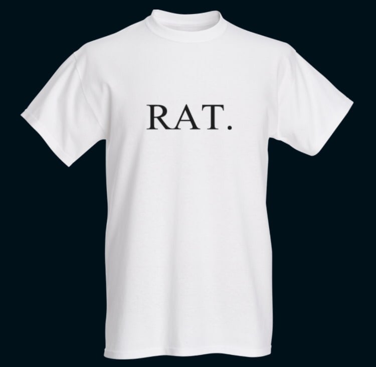 Image of RAT. t-shirt