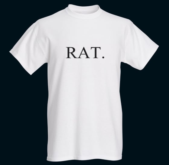 Image of RAT. t-shirt